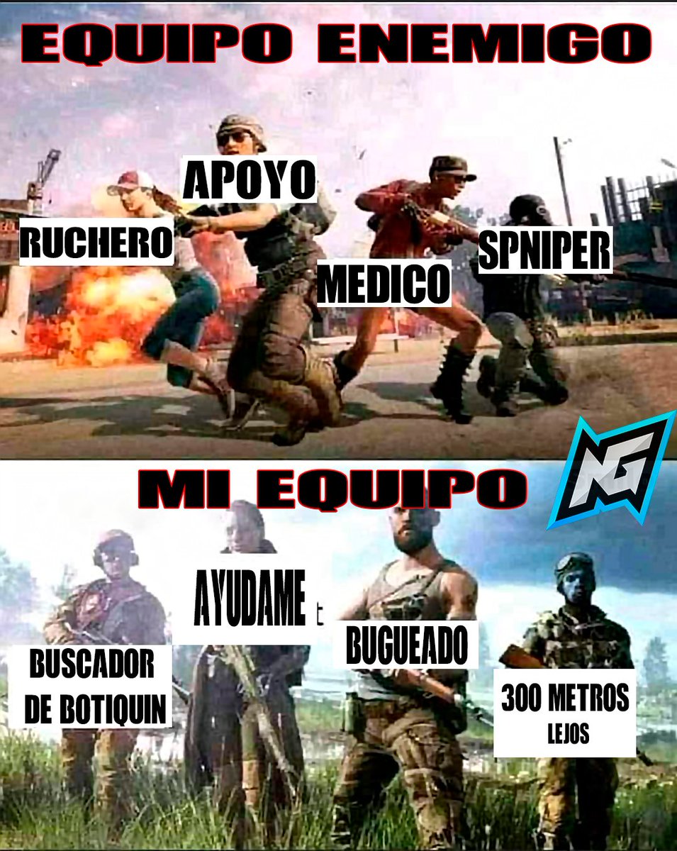 nachuzgammers's tweet image. #Memes asi suele pasar con nuestros equipos de shooters #warezone #CallOfDuty