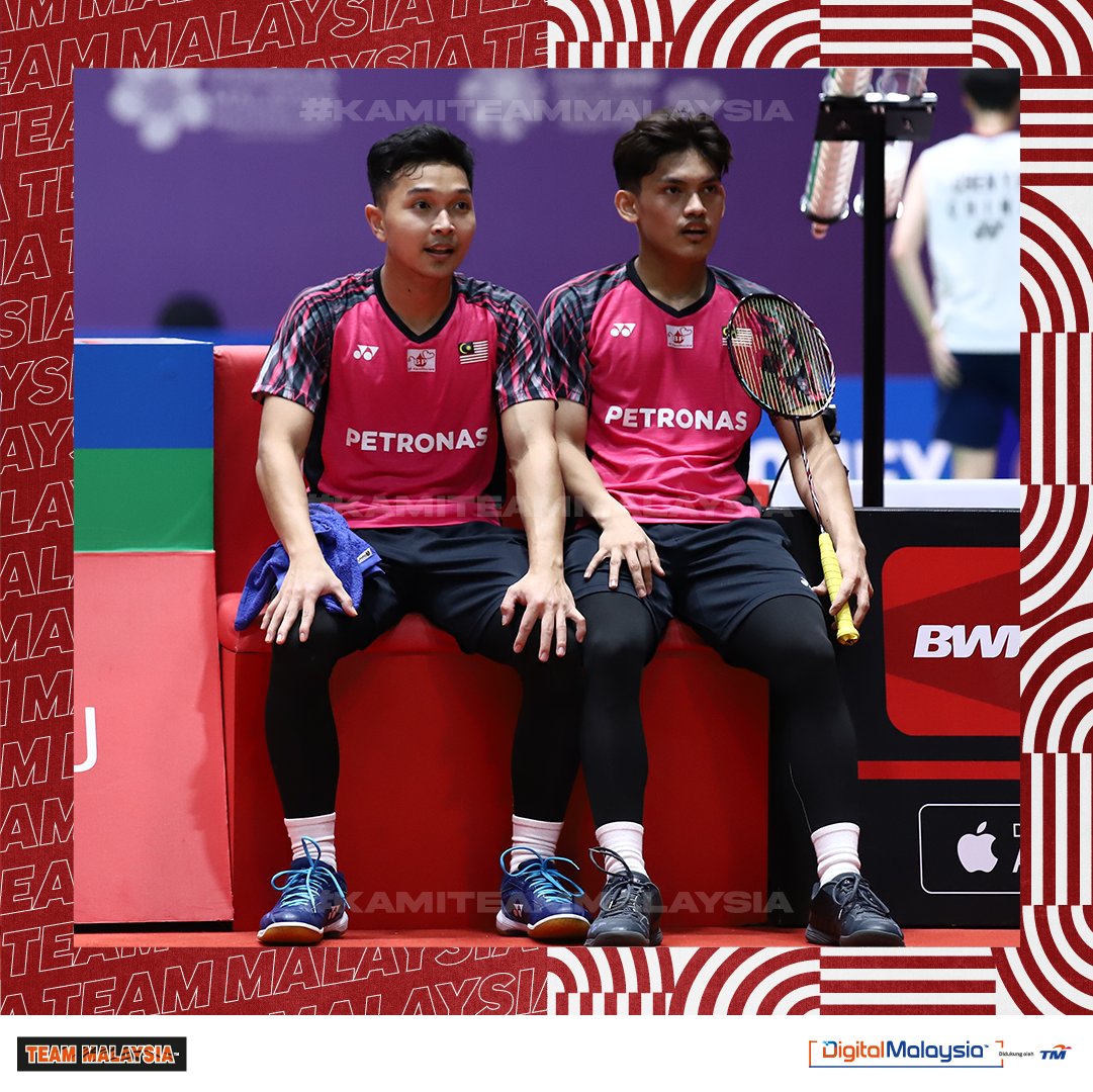 UnifiSports's tweet photo. Hari ni antara yang kami tak sabar nak tengok aksi #Patatimo boys kita di #MalaysiaMasters2022. Ini antara pencapaian mereka yang terbaik dapat mara ke suku akhir #BWFWorldTour Super 500.
Harap mereka dapat berikan yang terbaik menentang Fajar/Ardianto nanti. #KamiTeamMalaysia https://t.co/9vMuz9KuBT