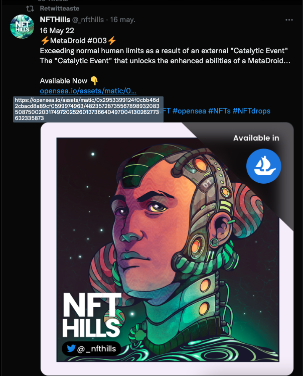 TavoSantiagoart's tweet photo. @HunterzzNFT This art is mine, and this person has no rights to this art. It's an nft owned by @_nfthills https://t.co/SWvD3pmukK