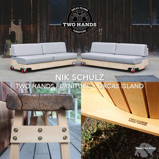 GudgellWally's tweet photo. READY FOR "DESIGNED TO L❤️VE"?  If You're Ready for Something Beyond the Offerings at Wayfair, Look No Further than TWO HANDS In Westsound! Nik Schulz Creates Sustainably-Sourced Furniture Joy. Learn His Process and How He Can Create Treasure for You. https://t.co/IDtgPFhH61 https://t.co/y3NqkPmLnf