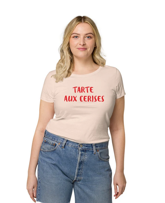 DesignsQomd's tweet photo. Who doesn't love some sweet Cherry Pie with a French twist?  Tarte Aux Cerises tee from my Etsy store.

https://t.co/TRMqHgWn73

#tshirt #tee #teeshirt #casual #cute #spring #summer #cherry #cherrypie #whowantspie #printondemand #EtsyMade #QOMDDesign https://t.co/VzbgTienRO
