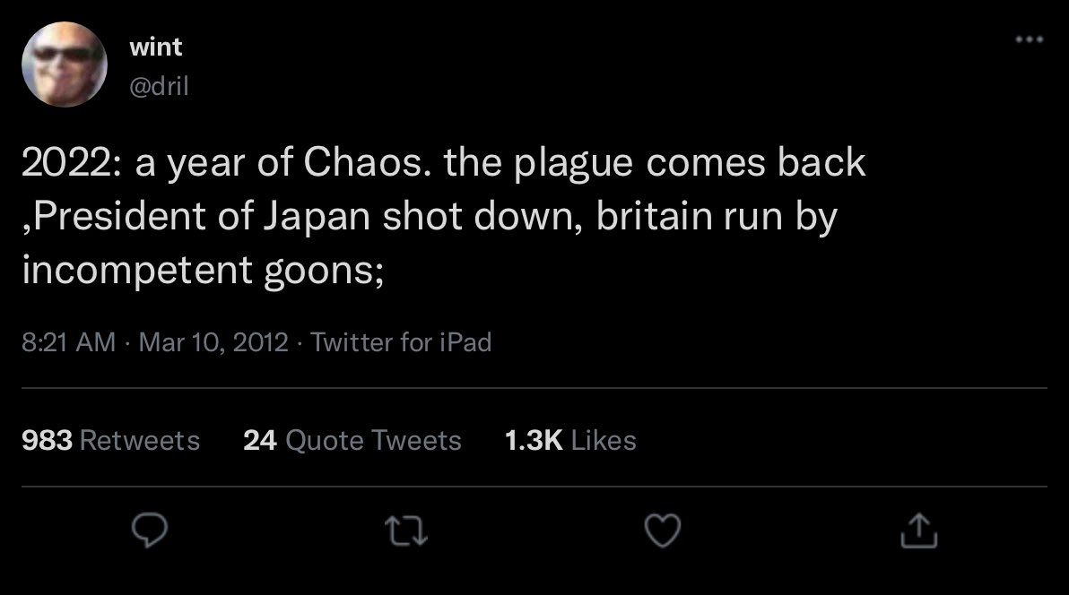 drilhistorian's tweet photo. Shinzo Abe was no match for the power of dril https://t.co/7j2lCTta8D