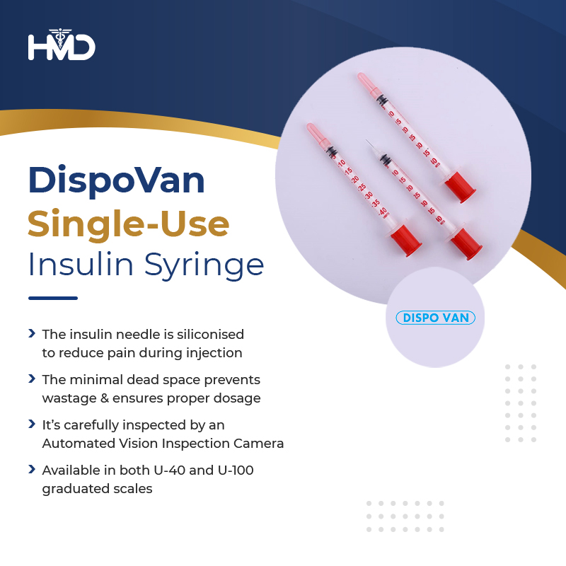hmdhealthcare's tweet photo. Diabetic patients need to use the right insulin syringes to minimise pain & ensure proper dosage. HMDβs #Dispovan #InsulinSyringes have low dead space that prevents wastage & ensures accurate dosage.
#HmdProducts #OurProducts #MedicalInstruments #MedicalDevices https://t.co/xVVAAuNAVD