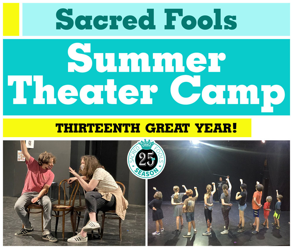 Excited to start this year's Summer Theater Camp tomorrow! Our instructors <a href="/EmilyKosloski/">Emily Kosloski</a>, Libby Baker, Ruth Silveira &amp; <a href="/phoenixinflux/">Marianne Davis Rago</a> will lead kids ages 8-16 through creating an original play that they'll perform for their family and friends!

More info: sacredfools.org/misc/theaterca…