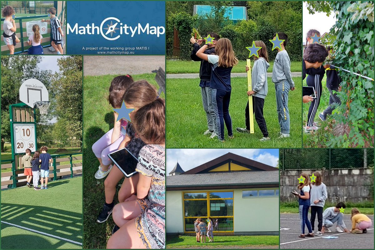 SjollemaC's tweet image. Des maths en exterieur pour fêter la fin d'année !! 
Les élèves du CP au CM2 de l'école d'Ogeu ont réussi, avec beaucoup  d'enthousiasme, les parcours #MathCityMap que je leur avais préparé. De bons moments partagés avant les vacances !