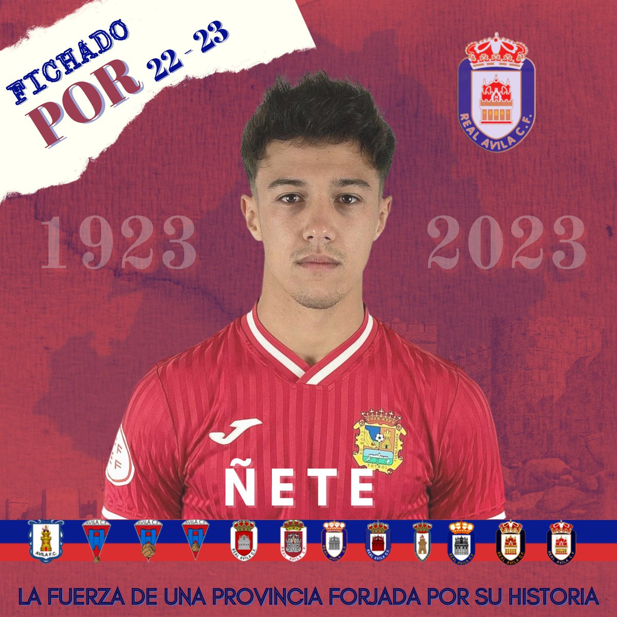 RealAvilaCF's tweet photo. 📝 𝗙𝗜𝗖𝗛𝗔𝗝𝗘 | Ñ𝙚𝙩𝙚 (@AntonioCelada13)

📅 19 años
🔙 @Fuenla
📍 Portero

💻 Conoce los detalles en: https://t.co/5yMyvjxNdE

#RealÁvila | #SentimientoEncarnado | #LoQueFuimosSomosYSeremos https://t.co/1fxieKAgvZ