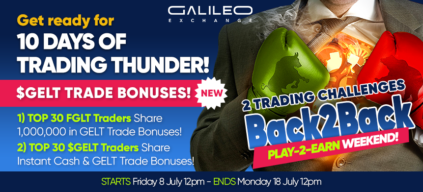PlayTradeWinHQ's tweet photo. PLAY-2-EARN WEEKEND! π€
2 Trading Challenges Back2Back! π₯
- Free to Enter
- Get 50k FGLT Tokens!
- New $GELT Trade Bonuses!
- Accumulate GELTs before the next bull-run! π
https://t.co/bMhlB3Ya85
π«°20x rnd RT's $30 GELT Trade Bonus!
#GetReadyForSuccess
#TradingChallenge https://t.co/1yew4BLe4Q