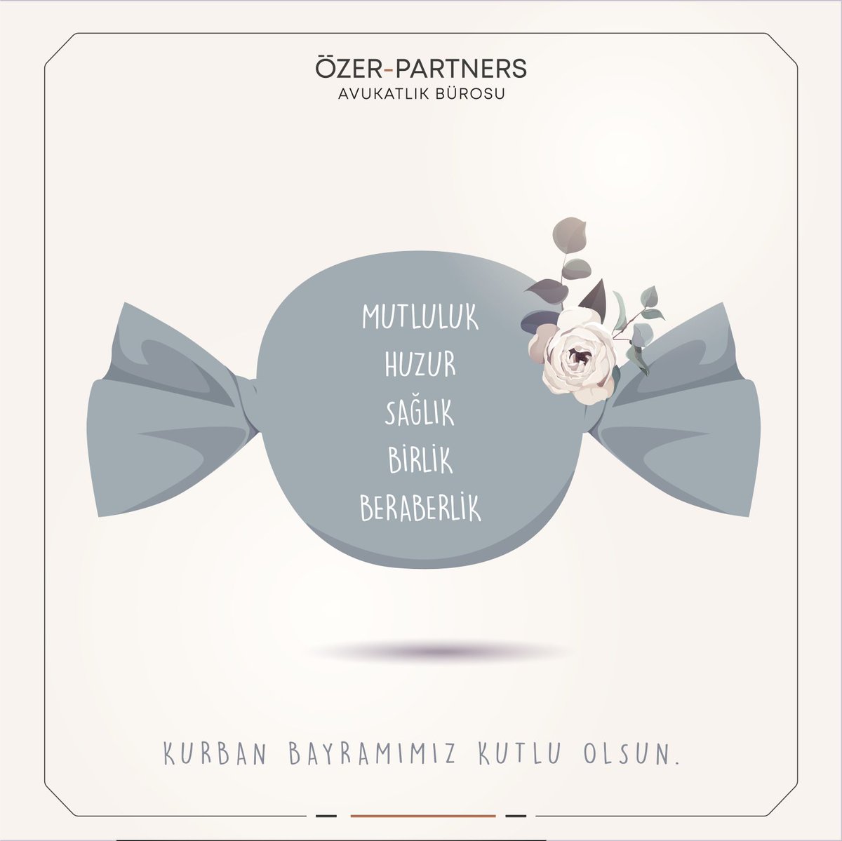 Sevdiklerinizle birlikte mutlu bir bayram geçirmeniz dileğiyle...