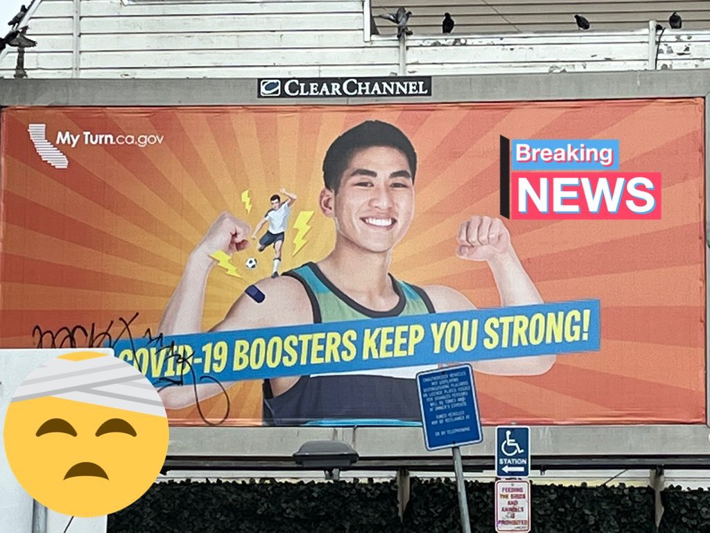 carolina_bonita's tweet image. Our first counter #billboards are out for @JrsGuardianV, the second one here claims that the jabs keeps you strong, our billboards are the reality of this #inoculation! Keep it away from little ones! 5million adverse reaction thousands of ignored #deaths.