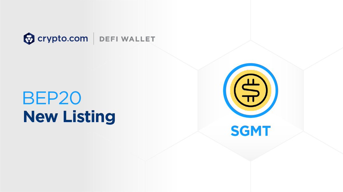New BEP20 Tokens ✓ SuperStep $SGMT