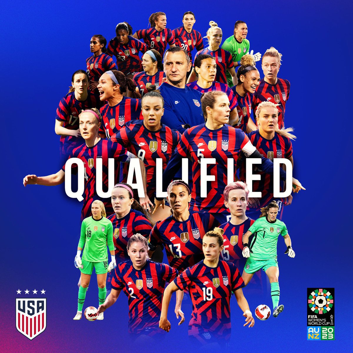 Step One: ☑️

WE’VE QUALIFIED FOR THE 2023 <a href="/FIFAWWC/">FIFA Women's World Cup</a>!!!!
