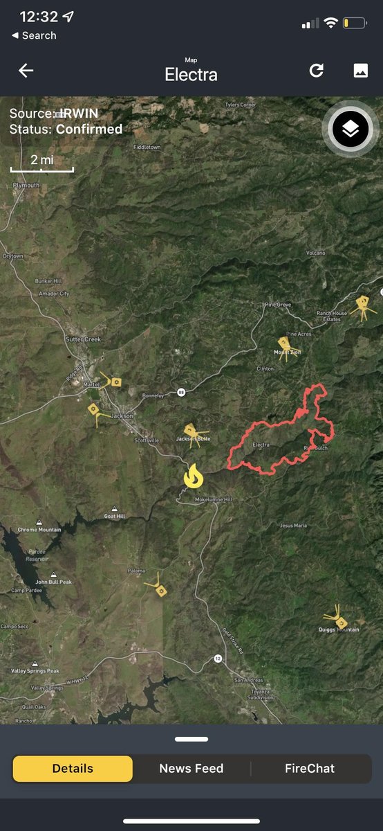 FireTracApp's tweet photo. FireTrac is an all-in-one app for #wildfires. You can even chat with neighbors about fires near you. Residents around the #ElectraFire area can track wildfire updates inside the #Firetracapp - If you are in Amador or Calaveras counties #Firetrac can help you and your community. https://t.co/MLUPpI9iO4