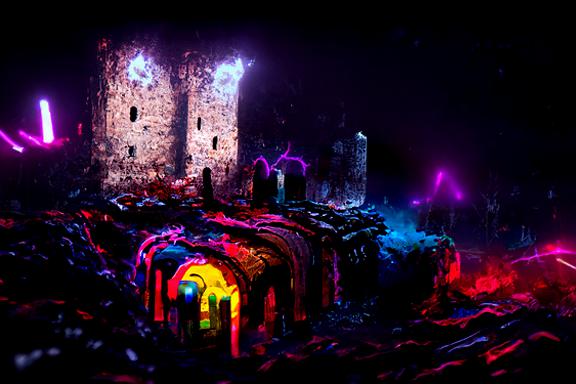 LazerMonkMusic's tweet photo. https://t.co/Zovn1YAurg

"Dark Ruins of a medieval castle aurora cosmic astral dystopian thunderstorm" - made with @NightCafeStudio 

#aiart #nightcafe #digitalart https://t.co/Zovn1YAurg https://t.co/q8dJ8z9VGj