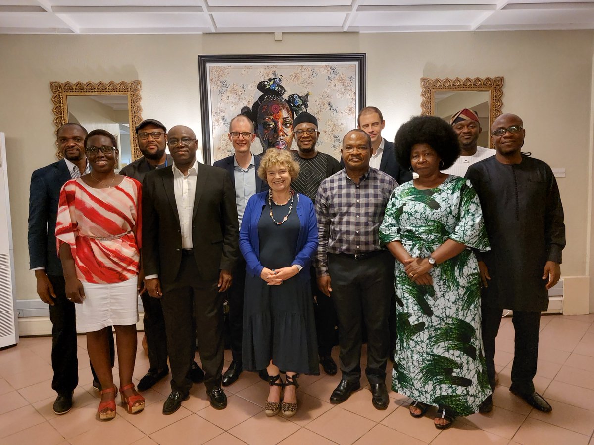 Thank you to @CatrionaLaing1 for hosting a lovely leaving dinner. 

I feel very humbled to have worked with such brilliant and committed partners and colleagues!

@Waziriadio @ene_obi @ClementNwankwo @DSamsonItodo @DrJoeAbah  @okeyibeanu @chrisokeke @jonathan_bacon