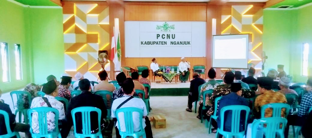 Rapat koordinasi PCNU Nganjuk bersama Lembaga dan Banom, pembentukan panitia lokal Muskerwil PWNU Jatim yang rencananya akan diselenggarakan di PP Mojosari Loceret.