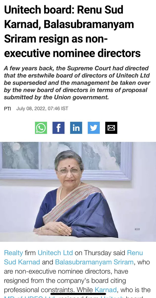 झूकती है दुनिया
झूकाने वाला चाहिए

Finally Chairperson of HDFC Ltd has resigned because
our IA is coming for hearing in Supreme Court of India on 27 July 2022 against Renu sud Karnad of <a href="/HomeLoansByHDFC/">HDFC Ltd.</a> 

In our IA we have given clinching evidences against Renu sud Karnad, 1 year