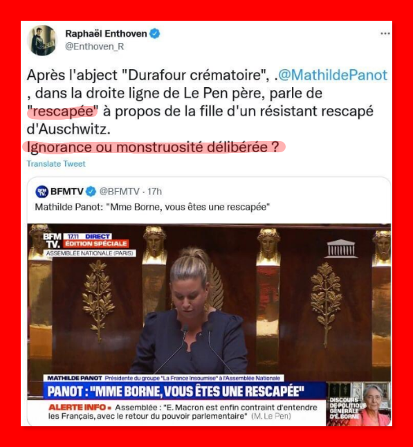 AmarilloLeones's tweet photo. C'est parce que la vitesse de la lumière est supérieure à celle du son que #Enthoven apparaît comme brillant avant d'avoir l'air con😂😂😂😂
#rescapee #Panot #Borne https://t.co/ExJaP9z7xL