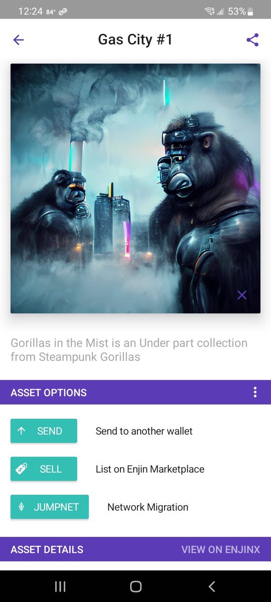 Technomonkee's tweet photo. 5 available! Gas City 
Follow/like/share/tag someone/
Drop wallet! #Enjin #EnjinNFT https://t.co/Jnj0gZ0iNw