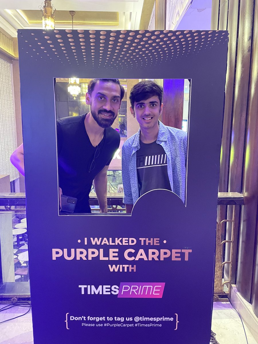 shinee_gambhir's tweet photo. It was a THORilling at the Purple Carpet Premier last night. Despite heavy rains the show was house full. Loved the vibe & hospitality @timesprime never fails to impress with offers but this time this experience was amazing. Looking fwd for more such experiences #LetsGoPurple https://t.co/IiRCfKCVyq
