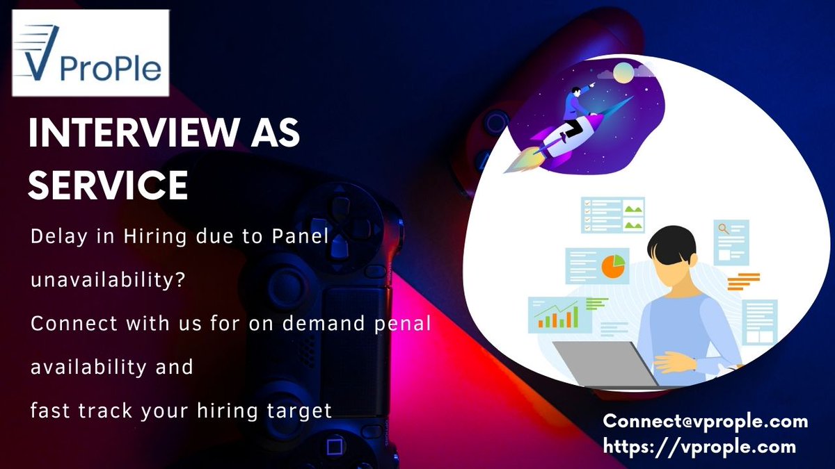 VProp1e's tweet image. Your one stop solution for technical interview
vprople.com
connect@vprople.com
#interviewasaservice #technicalinterviewasaservice #outsourcetechnicalinterview #technicalinterviewoutsourcing