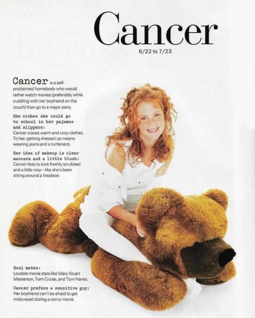 jenesse's tweet photo. zodiac style from seventeen magazine january 1995 issue https://t.co/dvoweFC0CO