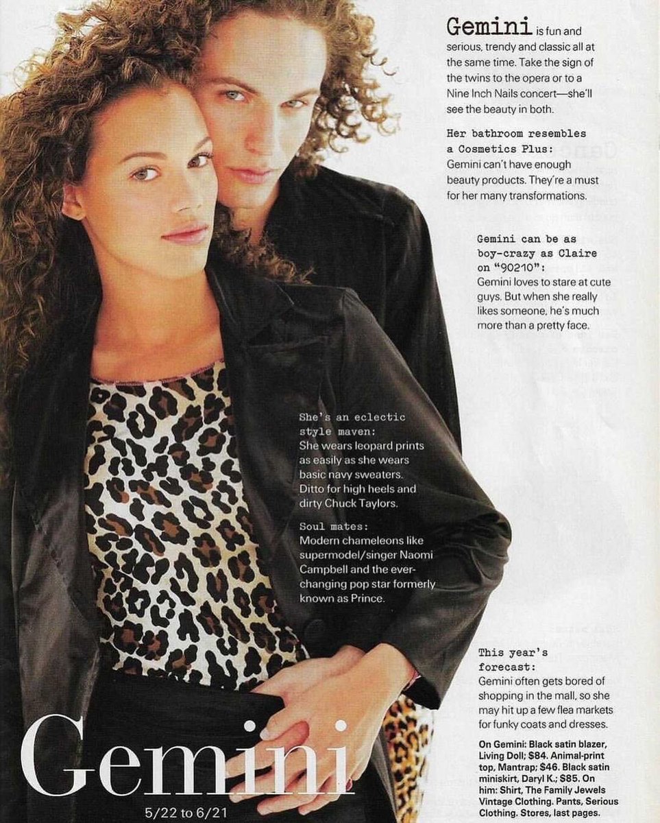jenesse's tweet photo. zodiac style from seventeen magazine january 1995 issue https://t.co/dvoweFC0CO