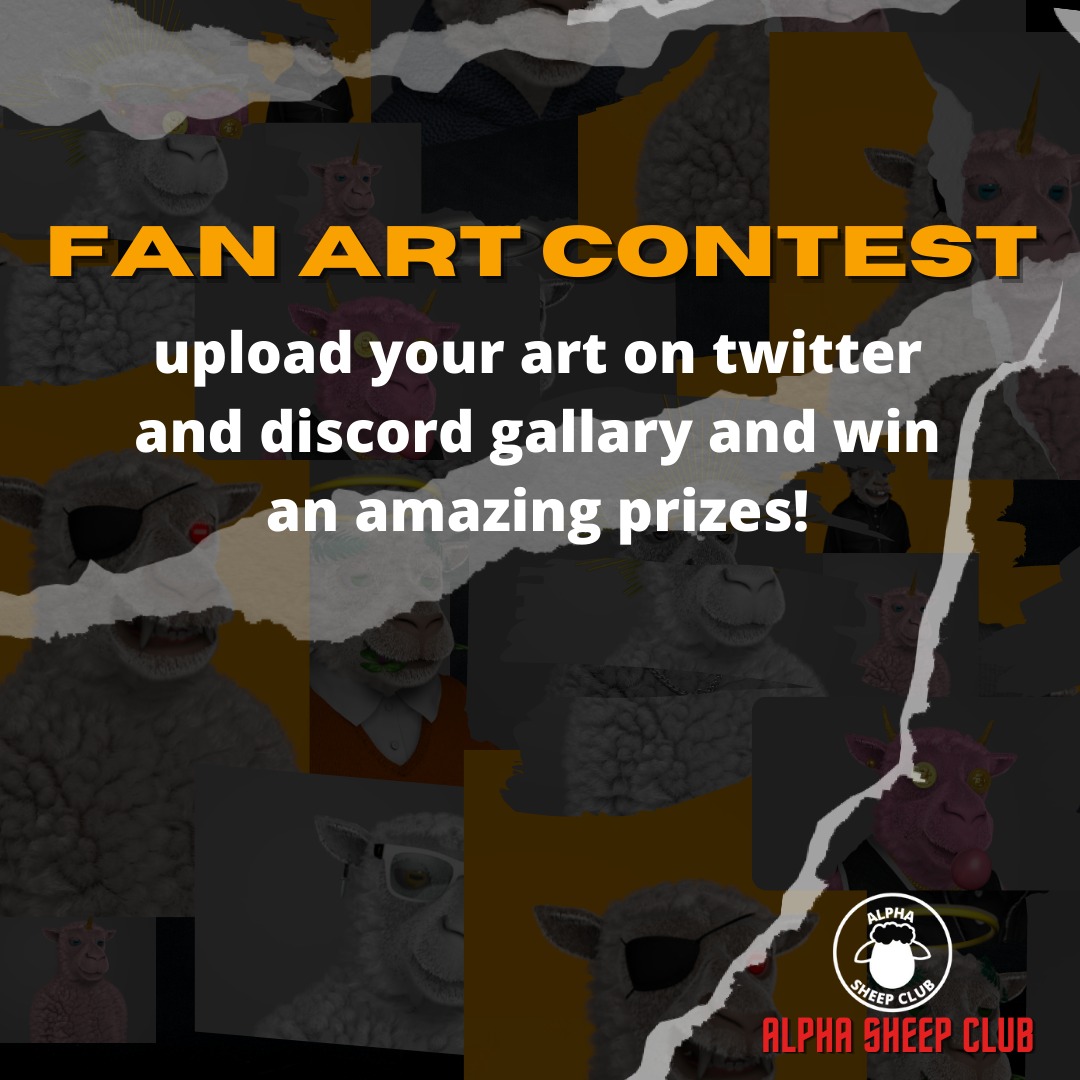 Hello flocks, lost your shephard?Sit back relax he is coming for ya for he doesn’t forsake his Sheepies!
Let's run it back! Our fine art contest is on to participate 
-join our discord community
-post your art on Twitter/instagram tagging @alphasheepclub 
Goodluck Sheepies #NFTs