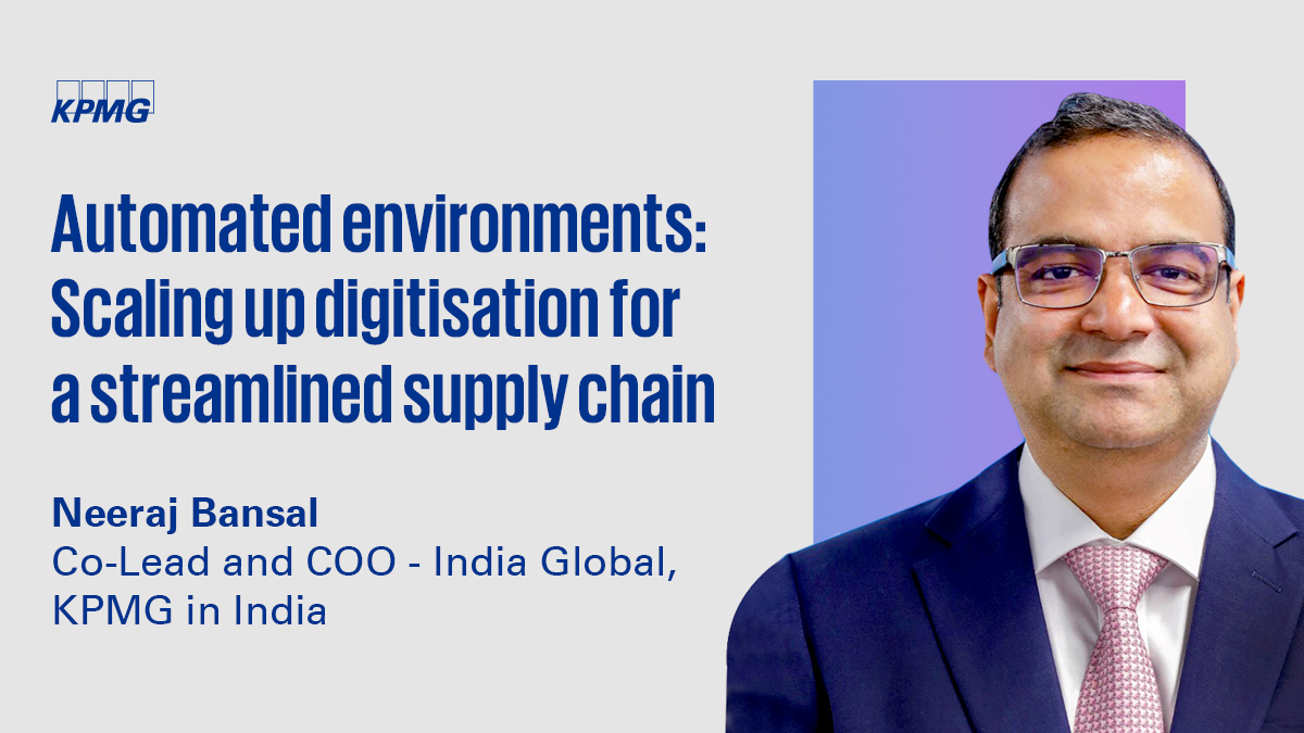 Op-ed | Poor visibility of #supplychain operations and the inability to forecast demand and analyse supply dynamics is the major cause of supply chain disruptions - An expert piece by <a href="/NeerajB_KPMG/">Neeraj Bansal</a>, <a href="/KPMGIndia/">KPMG India</a> ow.ly/KPkZ50JPHLo