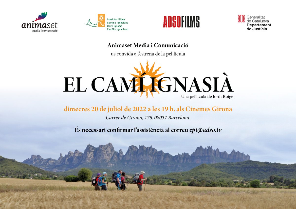 LaLligaCAT's tweet photo. Desprès de Roma... Barcelona. La pel·lícula sobre un camí que passa per Montserrat. Un gran treball de #JordiRoigé i @AnimasetMedia https://t.co/QnkGylc6Iy