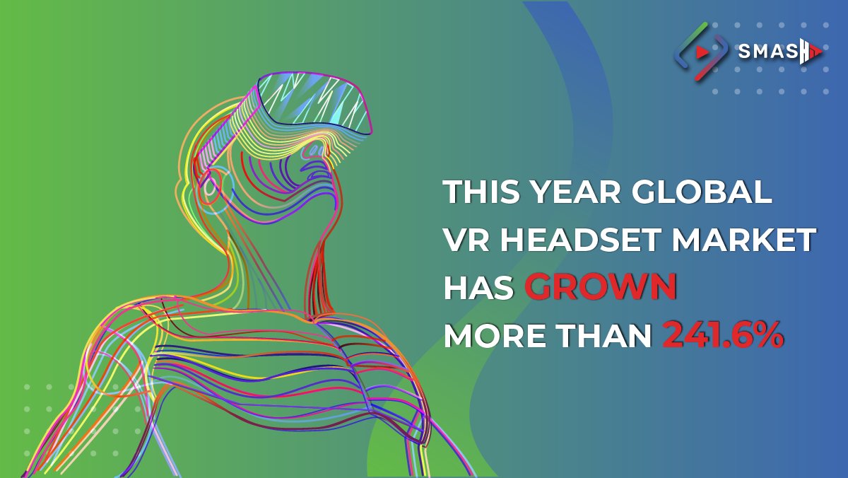 smashit_live's tweet photo. Fun Fact!🧐
This year global VR headset market  has grown more than  241.6% 
#VRGaming #Metaverse https://t.co/tAATqfl0Bm