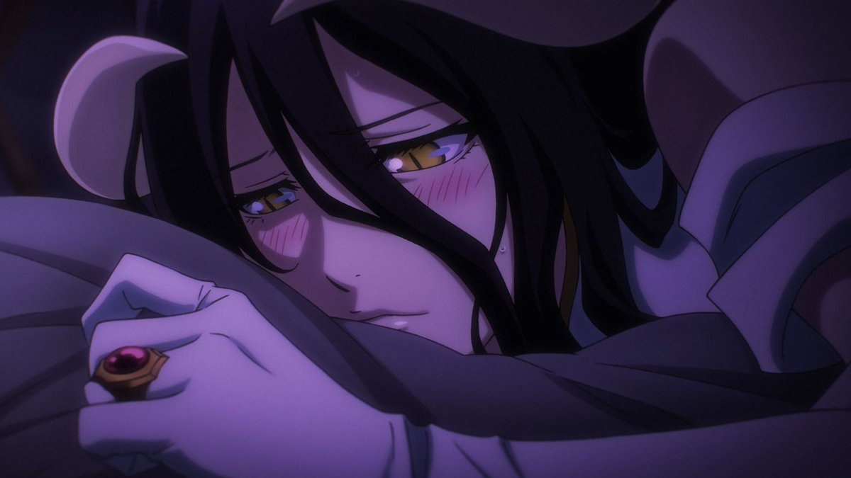 Crunchyroll's tweet photo. Good Night 💖 (via Overlord IV) https://t.co/12ePj4Ddx9