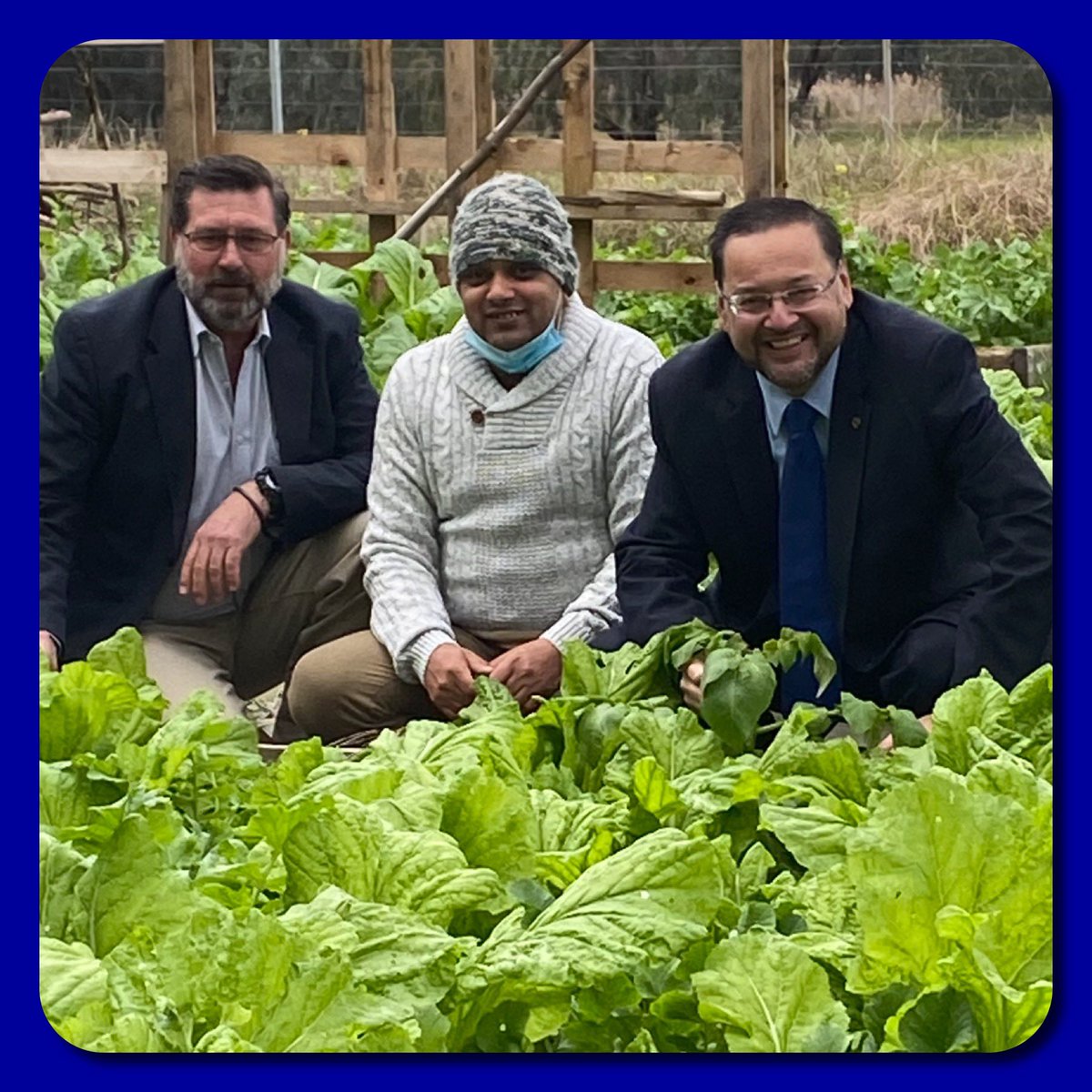 CraigOndarchie's tweet image. A pleasure to visit the Bhutanese Community of Wodonga Multicultural Gardens today with the superb Bill Tilley MP @billtilleymla. This garden provides connectivity, fresh vegetables &amp;amp; important local friendships. Bless them 🙂🙏🏽🇦🇺🇧🇹
