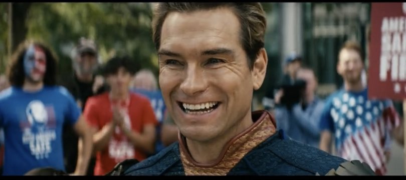 OhBeeKenobz's tweet image. The face of a man who can now literally do WHATEVER he wants and get away with it #TheBoysFinale