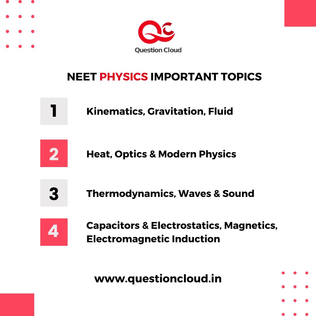 question_cloud's tweet photo. NEET exam and its preparation require proper planning and diligence.Our expert faculty from Question Cloud has analyzed the NEET previous year's question papers on various parameters and provides test series to assess yourself.
#questioncloud #neetexampreparation #neet2022 https://t.co/0Olbm39pFB