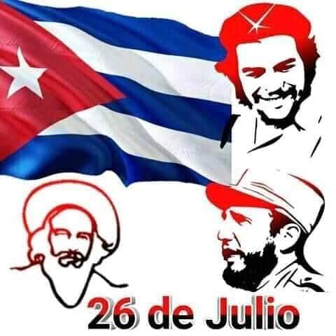 El #26DeJulio es la importancia de las masas en la lucha, la importancia del pueblo en la lucha revolucionaria .
#CubaViveEnSuHistoria
<a href="/MedicaEsparta/">Misión Medica Cubana Nueva Esparta</a> <a href="/cubacooperaven/">Brigada Médica Cubana en Venezuela</a> <a href="/SagarraThaydis/">Thaydis Sagarra</a> <a href="/YunielR15967298/">Yuniel Rodríguez Chembert</a> <a href="/Lviamontes2022/">Lisandra Viamontes Rodriguez</a>