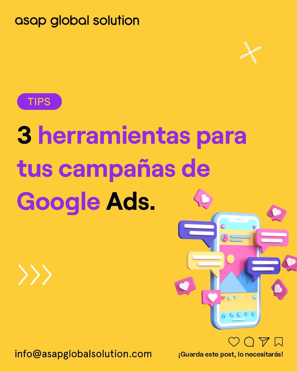 asapglobal10's tweet photo. ¿Cómo optimizar tus resultados en Google Ads? 📈

Una gran cantidad de herramientas puede ayudarte a mejorar tus campañas, descubrir nuevas keywords y en definitiva, hacer que tus anuncios conviertan más y mejor. ¡Aquí tienes algunas de ellas! https://t.co/hZu0ZVVWdE