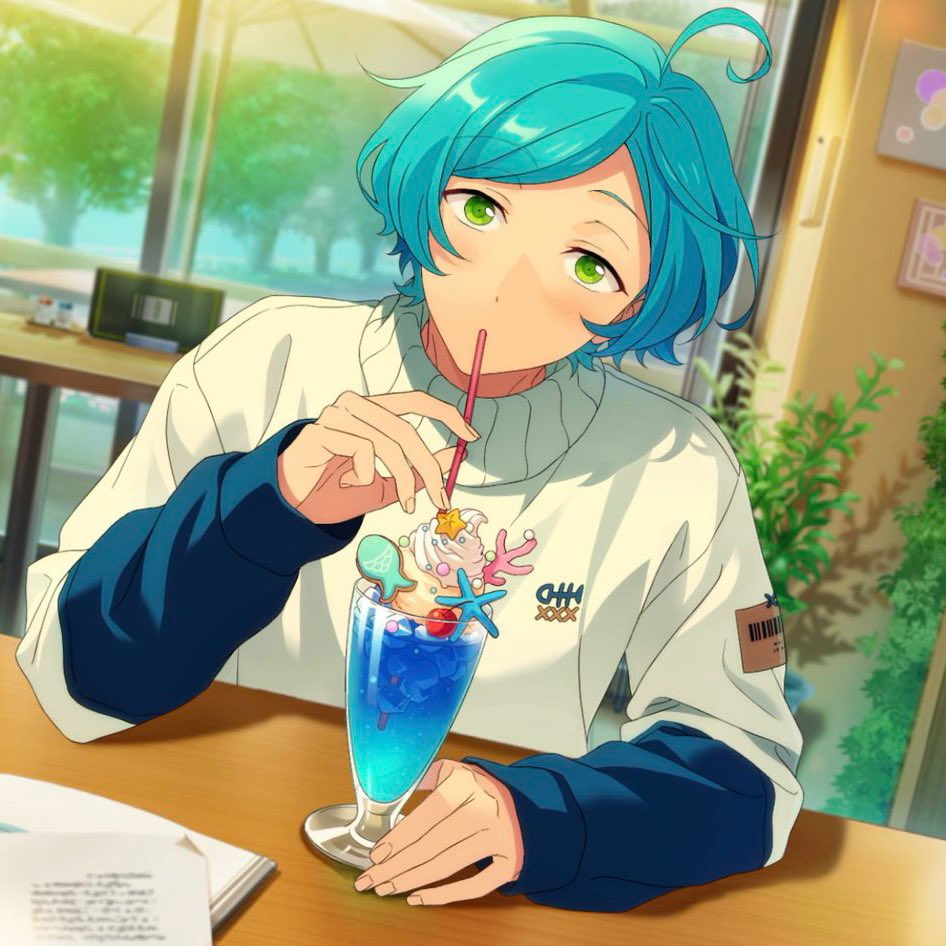 café Cherish ＠ 丸太町 ／ 京都 青く輝く海の中。 マーメイドの王国が