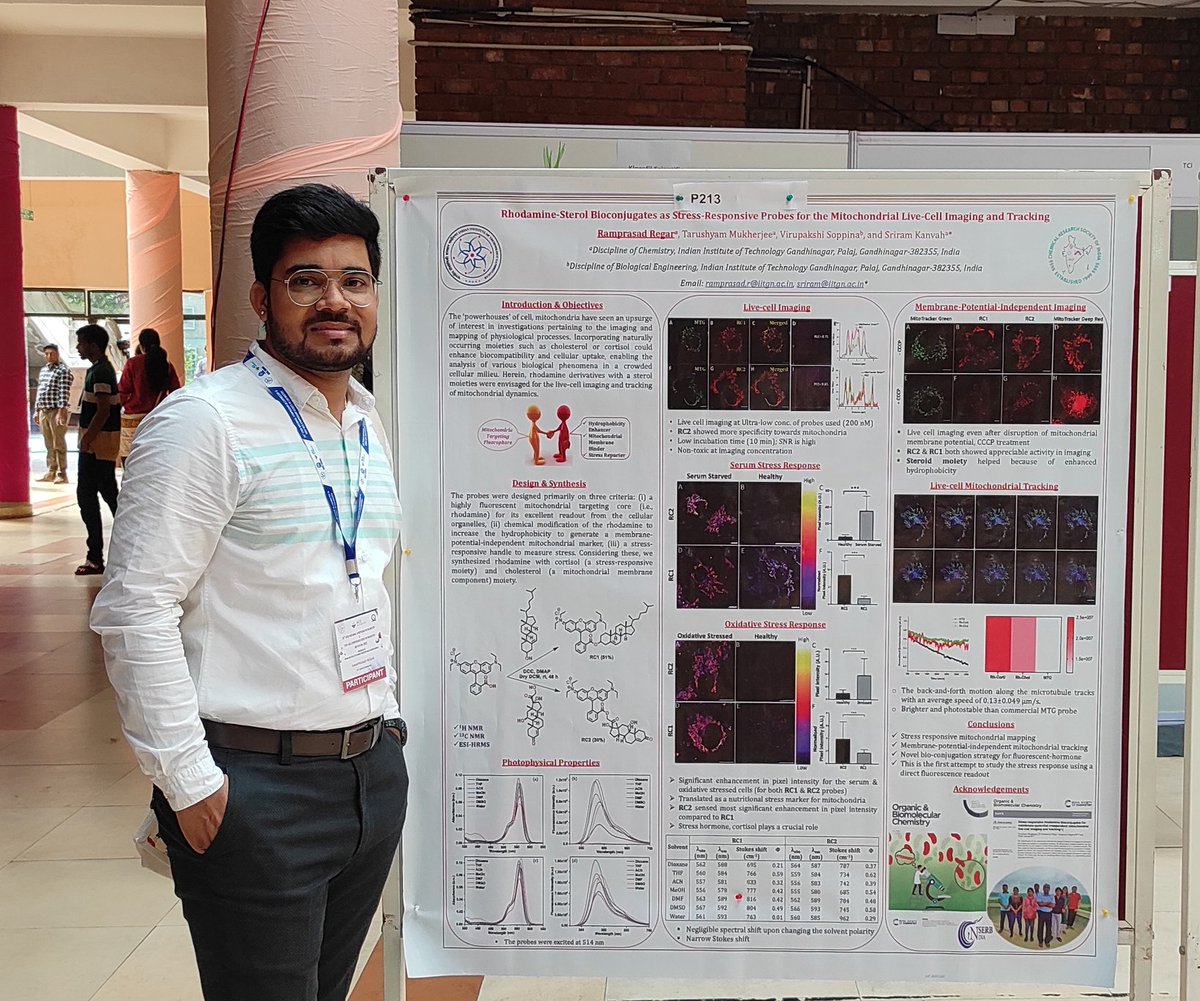 Poster Presentation @ CRSI-NSC-29 Symposium!!! 
#CRSI_NSC <a href="/AmerChemSociety/">American Chemical Society</a>