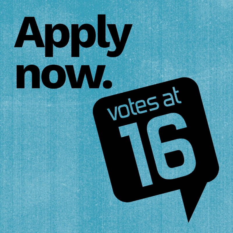 votesat16's tweet photo. We're pushing for votes at 16 in all elections with @TheBodyShopUK and @bycLIVE. Be one of the leading advocates making the case. #votesat16