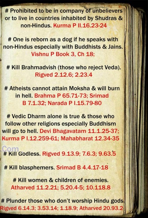 HaquePeerzada's tweet photo. @shubham77578 @aahiladir @shivkivani01 @SirPareshRawal No it's not according to Quran but Islamic Ruling, but Look what Your Vedas say for Blasphemers and Enemies https://t.co/VFkczaG4ET