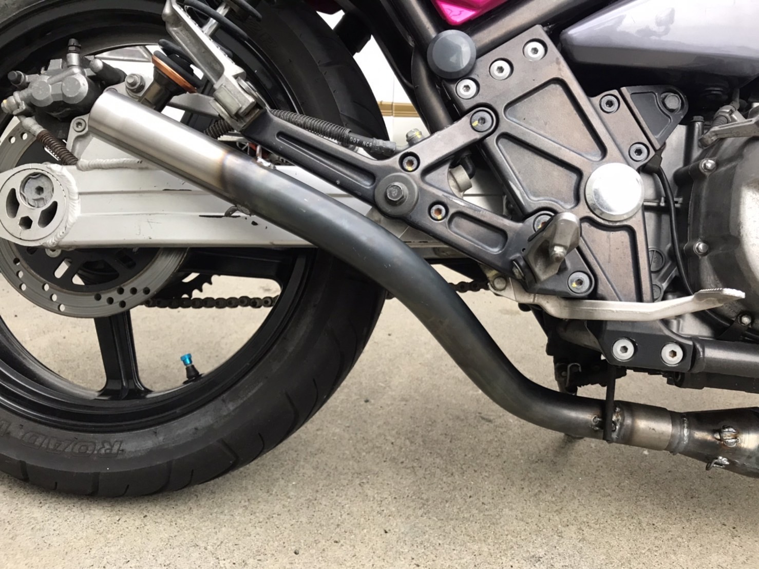 cbx400f マフラー テクニカルサービスホンダ 不銹鋼真鍮管 cbx400f マフラー テクニカルサービスホンダ 不銹鋼真鍮管