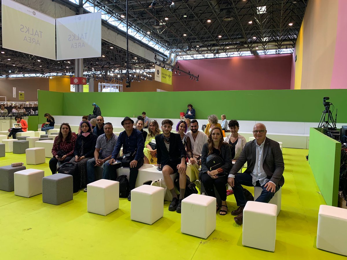 TexMedAlliances's tweet photo. The new Mediterranean fashion @themednew reaches the most important fashion fair 🤩 @PremiereVision  1⃣1⃣ companies from 6 Mediterranean countries, partners of TheMedNew are exhibiting their creations based on #sustainability ♻️and ethics in #Paris 
@ENICBCMed  #GOMED https://t.co/pO7noblzGv