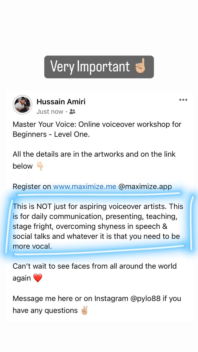 pylo88's tweet photo. My online voiceover workshop details are below 🎙 😍🕺🏻✌🏼

#Voiceover #Voiceovers #Voiceacting #Voiceactor #Voiceoveractors #VoiceOverartist #Voicetalent #voiceactress https://t.co/w9Dynyurt1