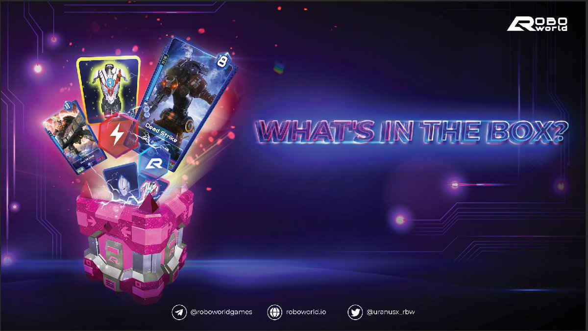 roboworldio's tweet photo. 🎁Blind Box Airdrop?🎁

For LuckyBox:
- Items: Rare/Epic/Legendary ($15/$50/$500)
- Robo Card: Rare/Epic/Legendary ($15/$50/$500)
- USDT
- $ROBO

For MegaBox:
- Base ($2000)
- Item Rare/Epic/Legendary ($15/$50/$500)
- Robo Card Rare/Epic/Legendary ($15/$50/$500)
- USDT
- $ROBO https://t.co/nViQ6UxOtq