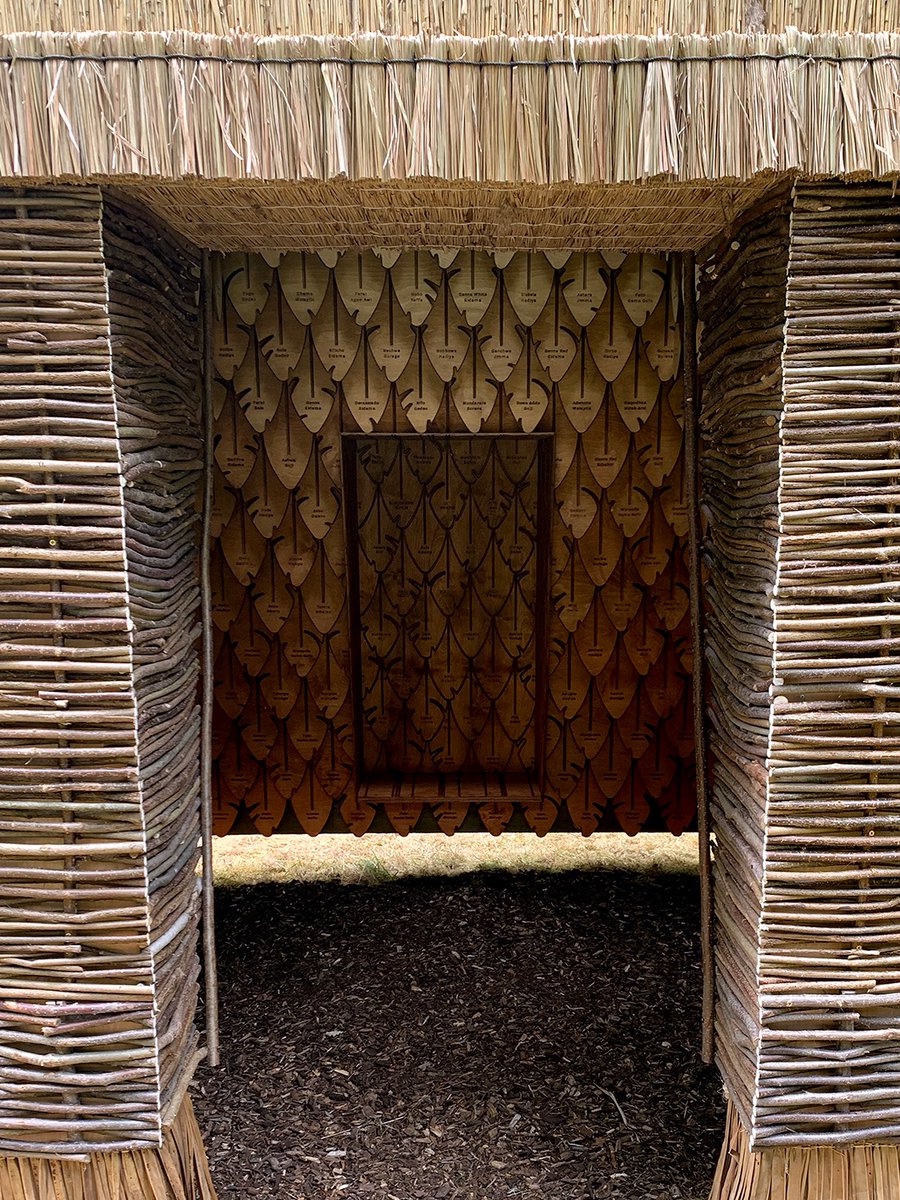 fleafolly's tweet photo. It took the two of us 12 days to build it but the False Banana Pavilion, our homage to the Enset is now open to the public as part of @wakehurst_kew Nourish summer series…Go check it out!!! Thanks to everyone who helped make this happen. More images over on Instagram... https://t.co/cl6fiVumPu