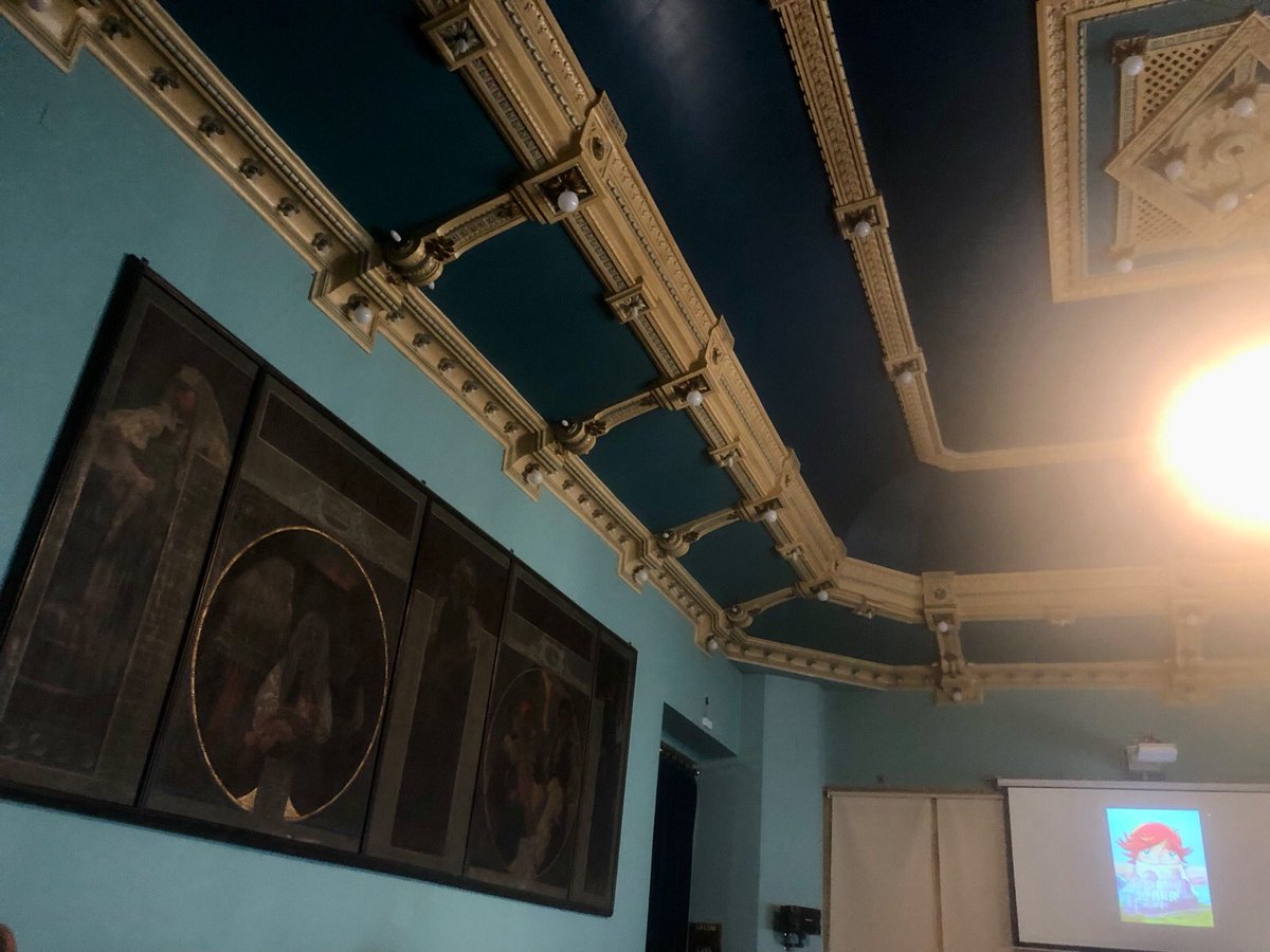 Ayer en el Salón Azul del Casino se respiraba ambiente medieval. Enhorabuena a <a href="/Sandra_Araguas/">Sandra Araguas</a> y a <a href="/davidguirao/">David Guirao</a> por poner en valor nuestro patrimonio a través de un álbum que combina historia e ilustraciones de una manera excepcional. “El caballero de Loarre” va a ser un éxito.📚