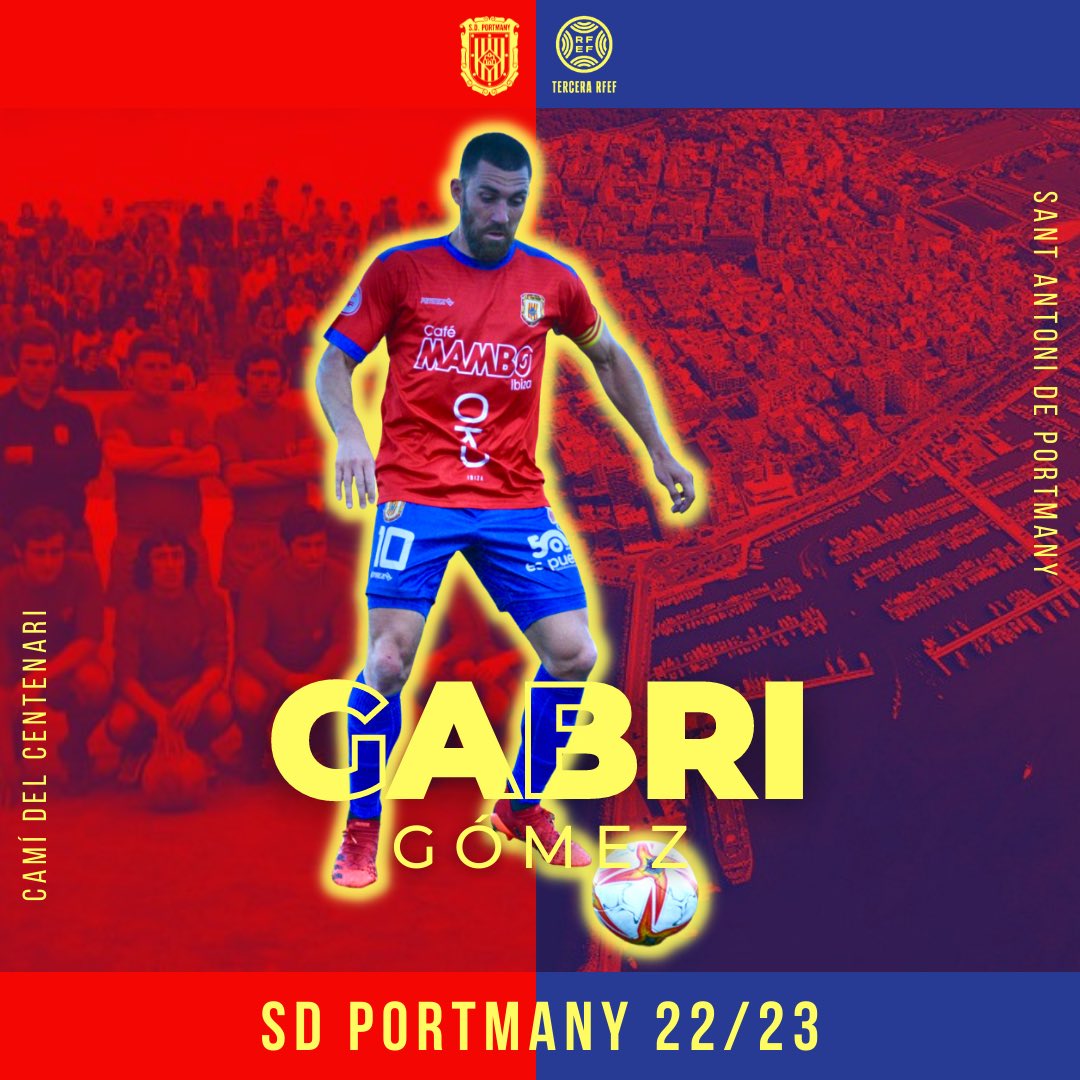 sdportmany's tweet photo. ⭐️ RENOVACIÓN ⭐️

𝗚𝗔𝗕𝗥𝗜 𝟮𝟮/𝟮𝟯 ❤️💙

#ClubHistòricEivissa
#CamíDelCentenari https://t.co/kiTG91FpeJ