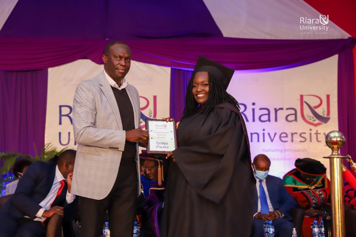 RiaraUniversity's tweet photo. The Community Service Award recipients from the School of International Relations and Diplomacy are Consolata Atieno Onyango, Grace Marione Muthoni Ngethe and Debbie Gwaka.  #RUClassof2022 #BeyondTenacity https://t.co/KSGhO7v1Vs