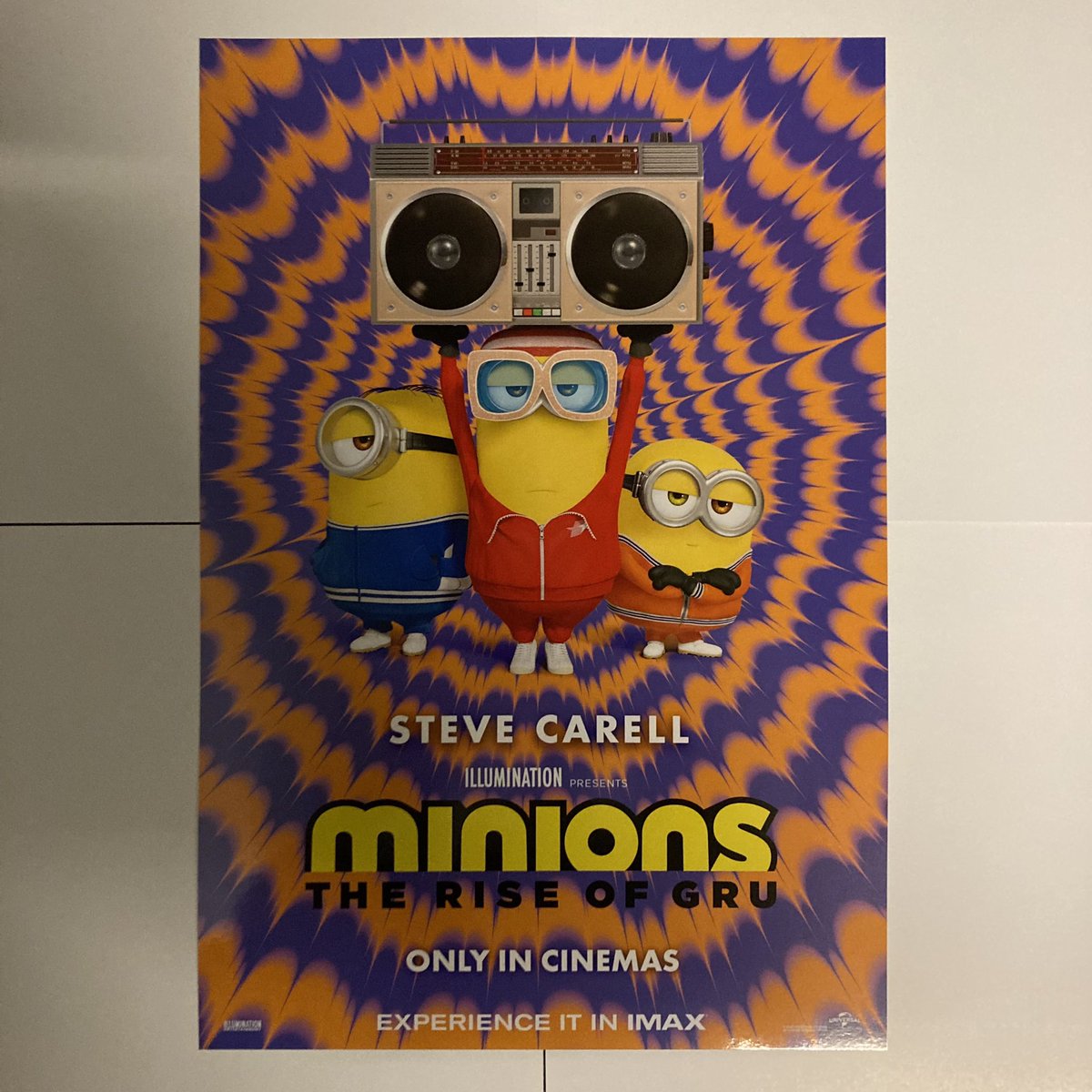 au_0715's tweet photo. Minions The Rise of Gru Imax Poster
#MinionsTheRiseOfGru #Minions https://t.co/cxLoeDDAcD