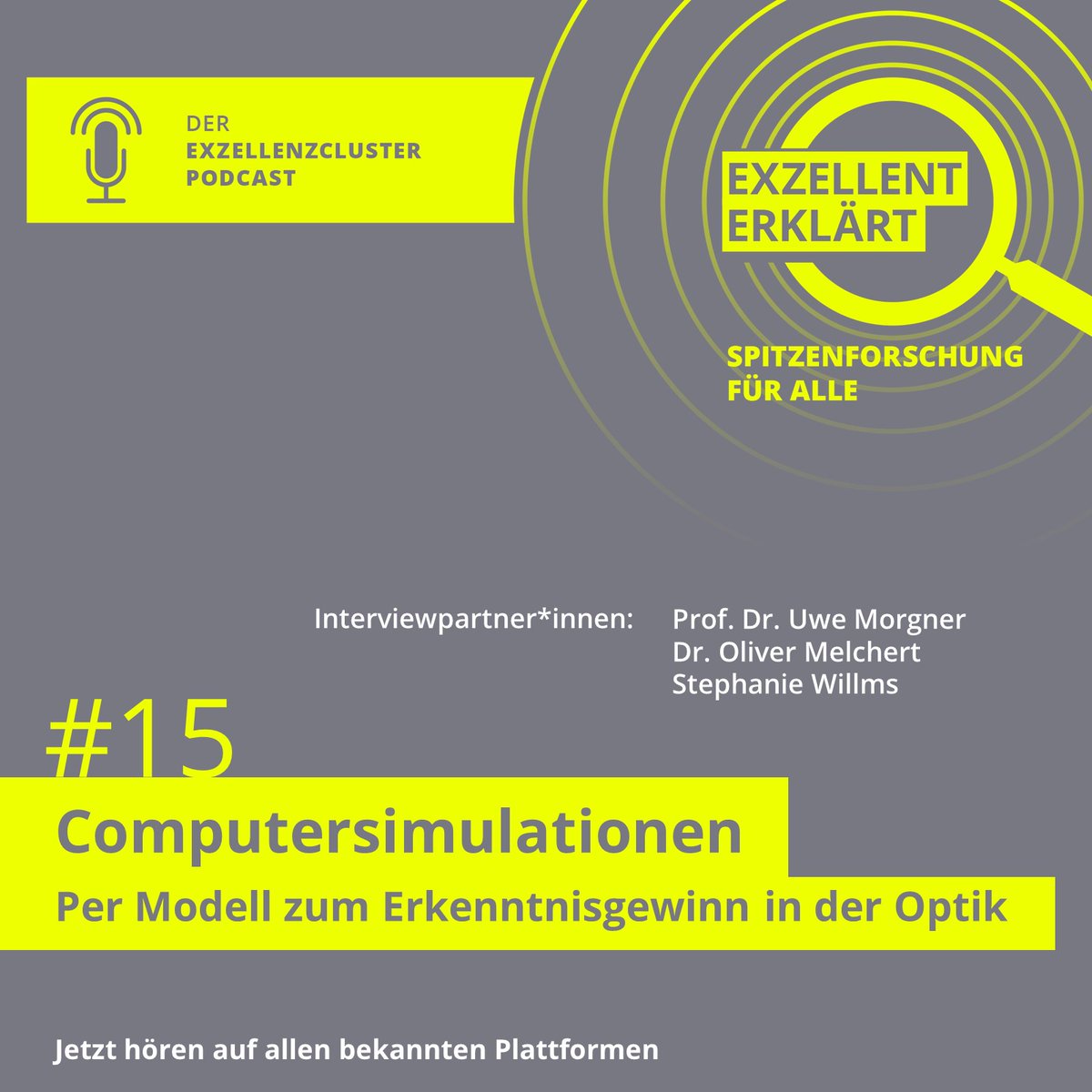 Die 15. Folge von #exzellenterklaert – Spitzenforschung für alle ist online! Unsere Forschende sprechen im #Podcast über das Thema „Computersimulationen – per Modell zum Erkenntnisgewinn in der #Optik“. Hören Sie rein: go.lu-h.de/PXD-Podcast #LUH @hannoverscience #phdvoice